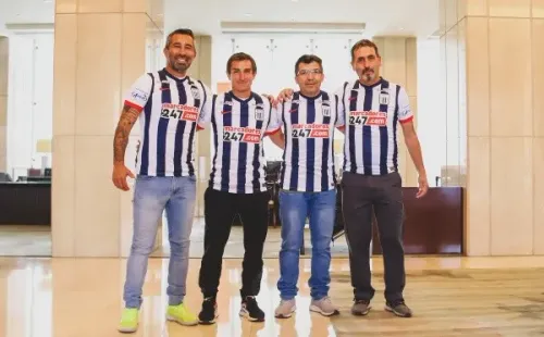 Pérez, Martel, Huerta y Pinto visitaron a Alianza Lima (Foto: Alianza Lima)