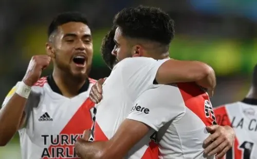 Paulo Díaz quiere celebrar con River Plate antes de enfrentar a Colo Colo en la Copa Libertadores. Foto: Getty Images
