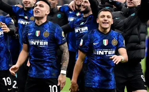 Lautaro Martínez y Alexis Sánchez pierden terreno en el ataque del Inter de Milán, avisan en Italia. Foto: Getty Images