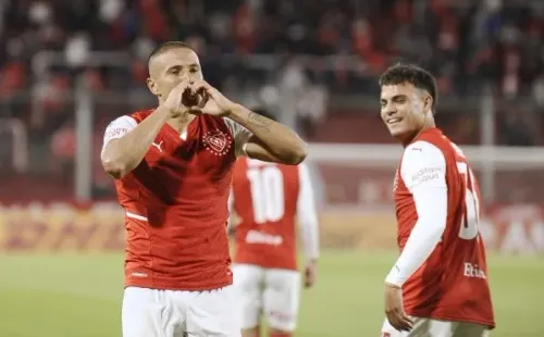 Leandro Benegas festejó en el Libertadores de América.