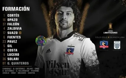 Formación de Colo Colo.