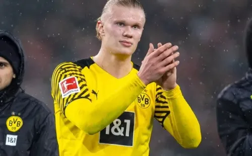 Erling Haaland está disputando su última temporada en Borussia Dortmund. (Foto: Getty Images)