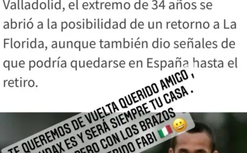 Cereceda le dejó más que claro a Orellana que en Audax lo esperan ansiosos. (Foto: Roberto Cereceda)