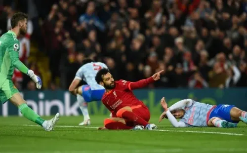 Mohamed Salah anotó un doblete en la goleada del Liverpool ante el Manchester United para pasar al liderato de la Premier League. Foto: Getty Images