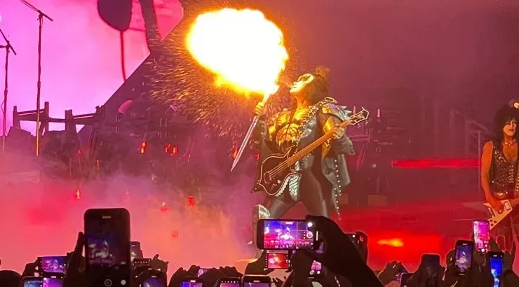 Así fue KISS en Chile.(Foto: Sebastián Medina)
