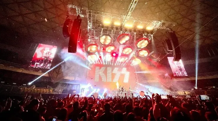 Así fue KISS en Chile.(Foto: Sebastián Medina)