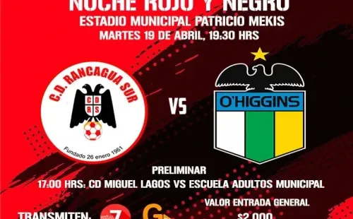 Rancagua Sur presentó su plantel con el Profesor Rosa como invitado de honor.