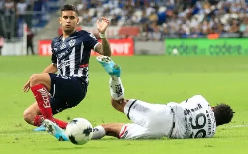 Sebastián Vegas fue titular todo el encuentro en el que Monterrey igualó sin goles con Atlas. Foto: JamMedia