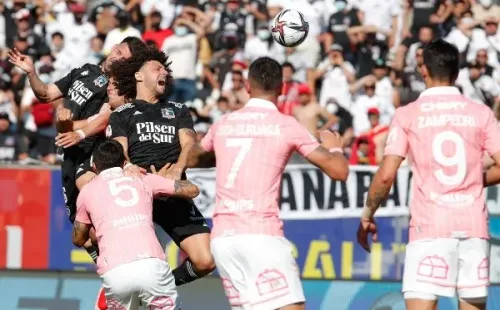 Falcón calentó el clásico contra Universidad Católica (Agencia Uno)