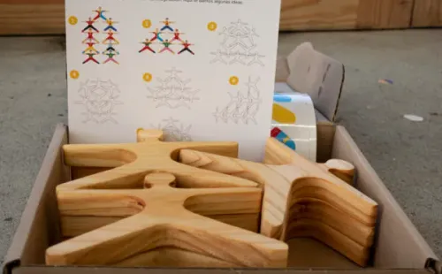 Juegos como equilibrio se pueden encontrar en Armadera. (Foto: Armadera).