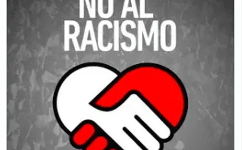 River se manifestó contra el racismo. (Foto: Captura)