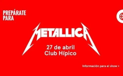 Metallica en Chile: Todo lo que necesitas saber para el show en Santiago.(Foto: DG Medios)