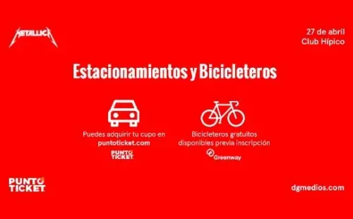 Metallica en Chile: Todo lo que necesitas saber para el show en Santiago.(Foto: DG Medios)