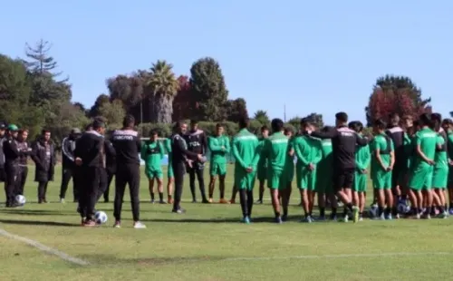 Ponce dirigió la primera práctica de Wanderers (Foto: Wanderers)