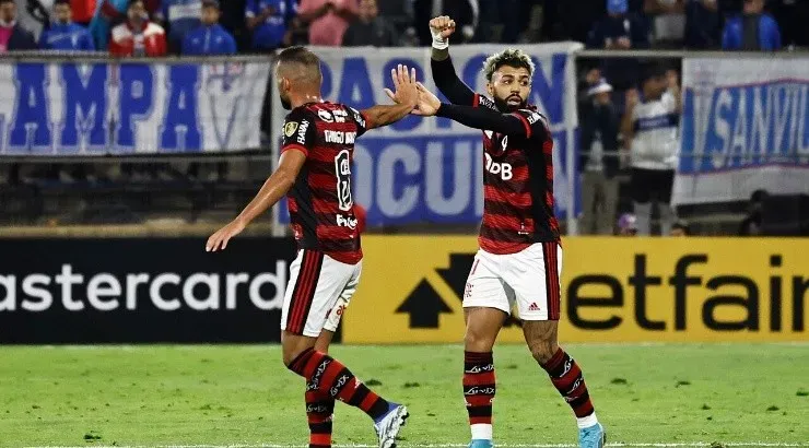 Gabigol marcó dos goles contra Universidad Católica