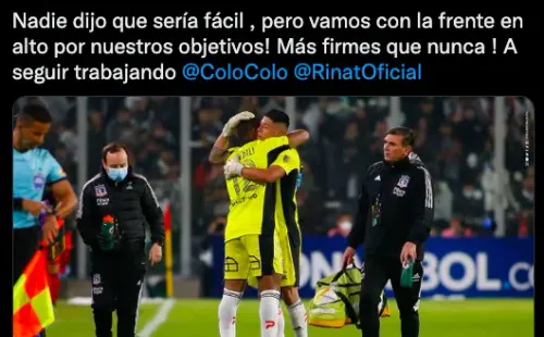 El mensaje de Omar Carabalí.