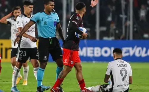 Pinilla se lanzó sin filtro contra el árbitro Alexis Herrera. (Foto: Agencia Uno)