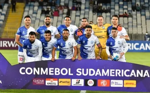Ignacio González fue titular en Copa Sudamericana y respondió a la confianza con un partidazo ante Atlético Goianiense. Foto: Agencia Uno