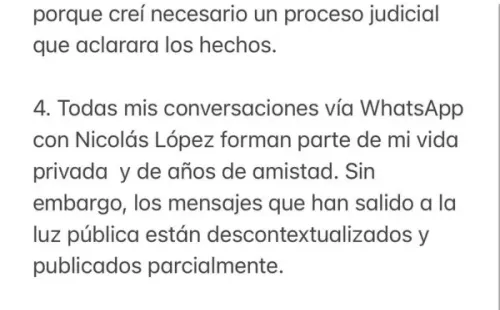 Loreto Aravena habla sobre el caso Nicolás López. (Foto: Instagram)