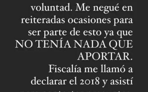 Javiera Díaz de Valdés pide reflexión ante el caso Nicolás López.(Foto: Instagram)