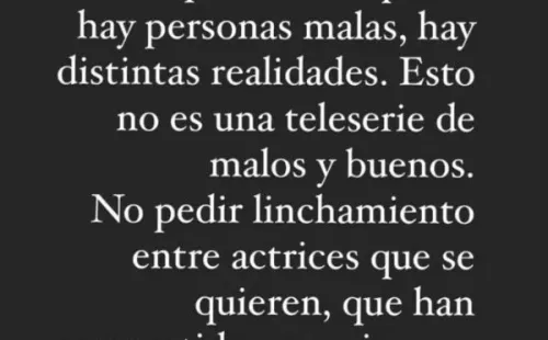 Javiera Díaz de Valdés pide reflexión ante el caso Nicolás López.(Foto: Instagram)