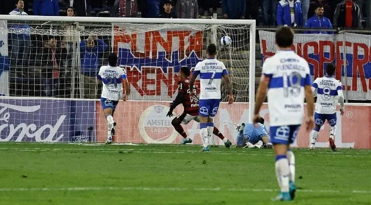 Lázaro marcó el 3-1 ante Universidad Católica