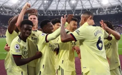 Los Gunners festejan su triunfo ante el West Ham (Foto: Arsenal)