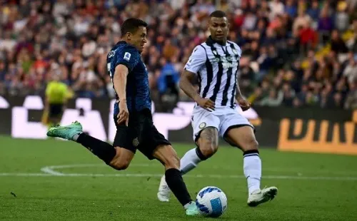 Alexis Sánchez tuvo una jornada especial ante el Udinese. El Niño Maravilla no se olvida del club que le abrió las puertas en Europa. Foto: Getty Images