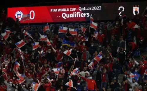 El público de la Roja en San Carlos de Apoquindo