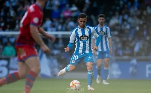 Juan Carlos Menudo deja el Deportivo La Coruña tras mentir sobre su contagio de coronavirus para ir a ver al Betis campeón de Copa del Rey. Foto: Comunicaciones Deportivo La Coruña