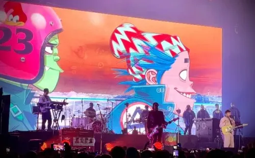 ¡Así se vivió Gorillaz en Chile!(Foto: Sebastián Medina)