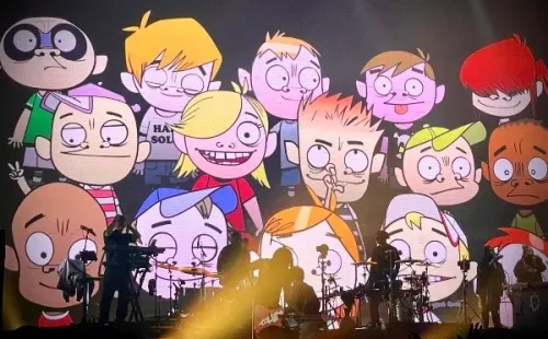 ¡Así se vivió Gorillaz en Chile!(Foto: Sebastián Medina)