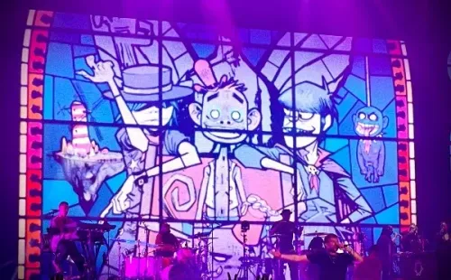 ¡Así se vivió Gorillaz en Chile!(Foto: Sebastián Medina)
