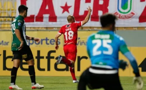 Sebastián Sáez marcó ante Banfield en Copa Sudamericana