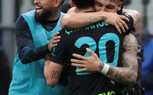 Los festejos de Inter contra Empoli en un partido de locos con gol de Alexis Sánchez incluido.