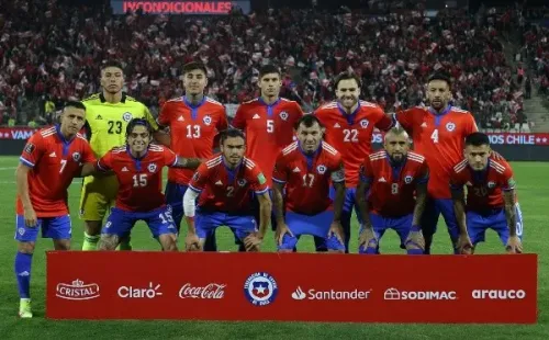 La última formación usada por la selección chilena. (Foto: Agencia Uno)