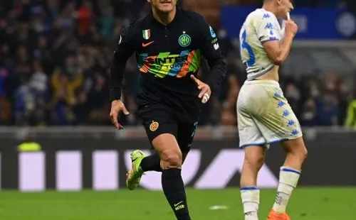 Alexis Sánchez se matriculó con el gol que selló el triunfo del Inter de Milán ante el Empoli. Foto: Getty Images