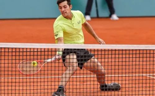 Garin se prepara para jugar en la arcilla italiana. | Foto: Getty