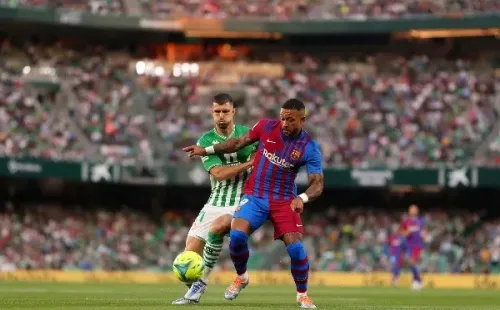 Betis y Barcelona animan un partidazo en el Benito Villamarín. Foto: Getty Images