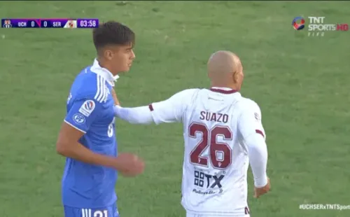 Ejecutó la caricia. | Foto: TNT Sports