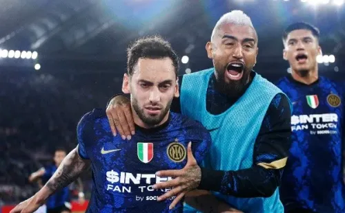 Hakan Calhanoglu salvó el empate del Inter de Milán ante la Juventus para forzar el tiempo extra. Foto: Getty Images