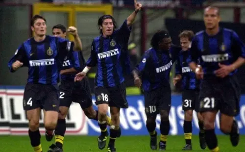 Bam Bam Zamorano vive a concho el final de temporada del Internazionale Milano.