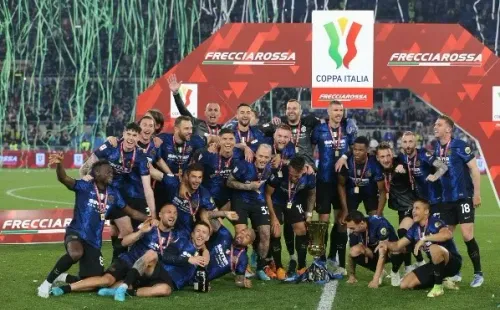 Inter dio vuelta el marcador ante Juventus y se quedó con la Copa Italia. (Foto: Getty)