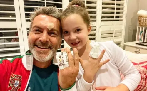 CristiánSánchez sufre caída en bicicleta: Quedó con fractura en el esternón.(Foto: Instagram)