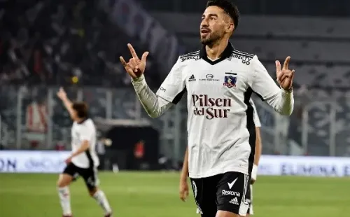 Con su doblete, Lucero llegó a siete goles anotados con la camiseta de Colo Colo en el Campeonato Nacional 2022. |Foto: Agencia Uno