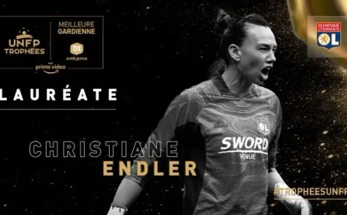 Tiane Endler, la mejor arquera de la temporada en Francia.