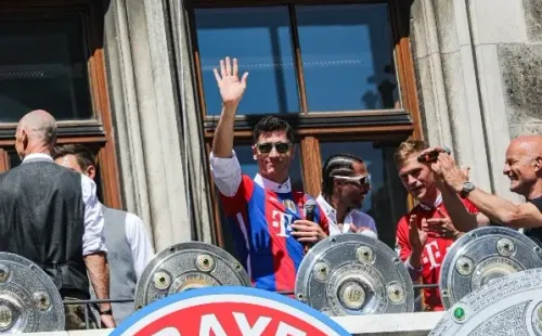 Robert Lewandowski no seguirá en el Bayern Múnich y ya lanza sus primeros guiños al Barcelona. Foto: Getty Images