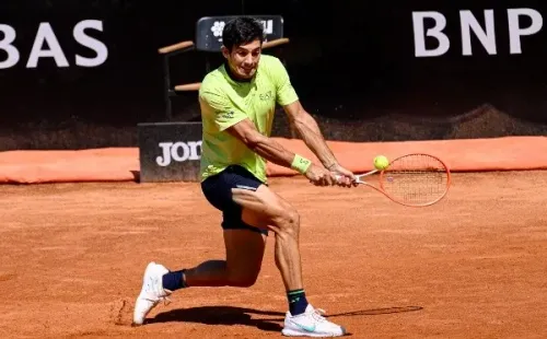 Gago se despidió en cuartos de final del Masters 1000 de Roma y saltó del puesto 45 al 36 en el Ránking ATP. | Foto: Getty