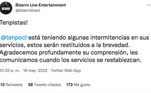 Colapso en la preventa de entradas para Daddy Yankee en Chile.(Foto: Twitter)