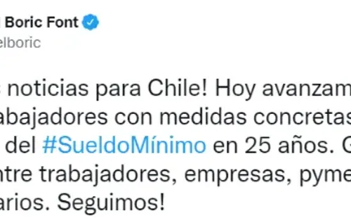 Tweet Boric
